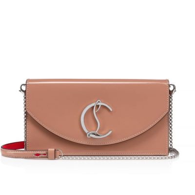 Mini Bolsos Loubi54 Christian Louboutin Mujer - Beige/Plateados - 1210724F466